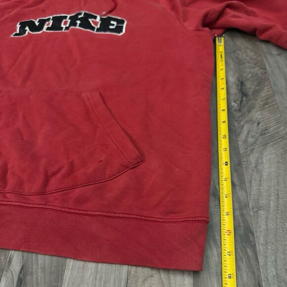 Vintage retro Nike y2k red hoodie size 1X - Picture 5 of 7